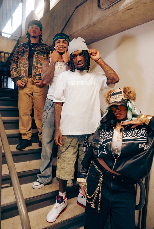 JusDidIt Black Satin Cap | Green Trim