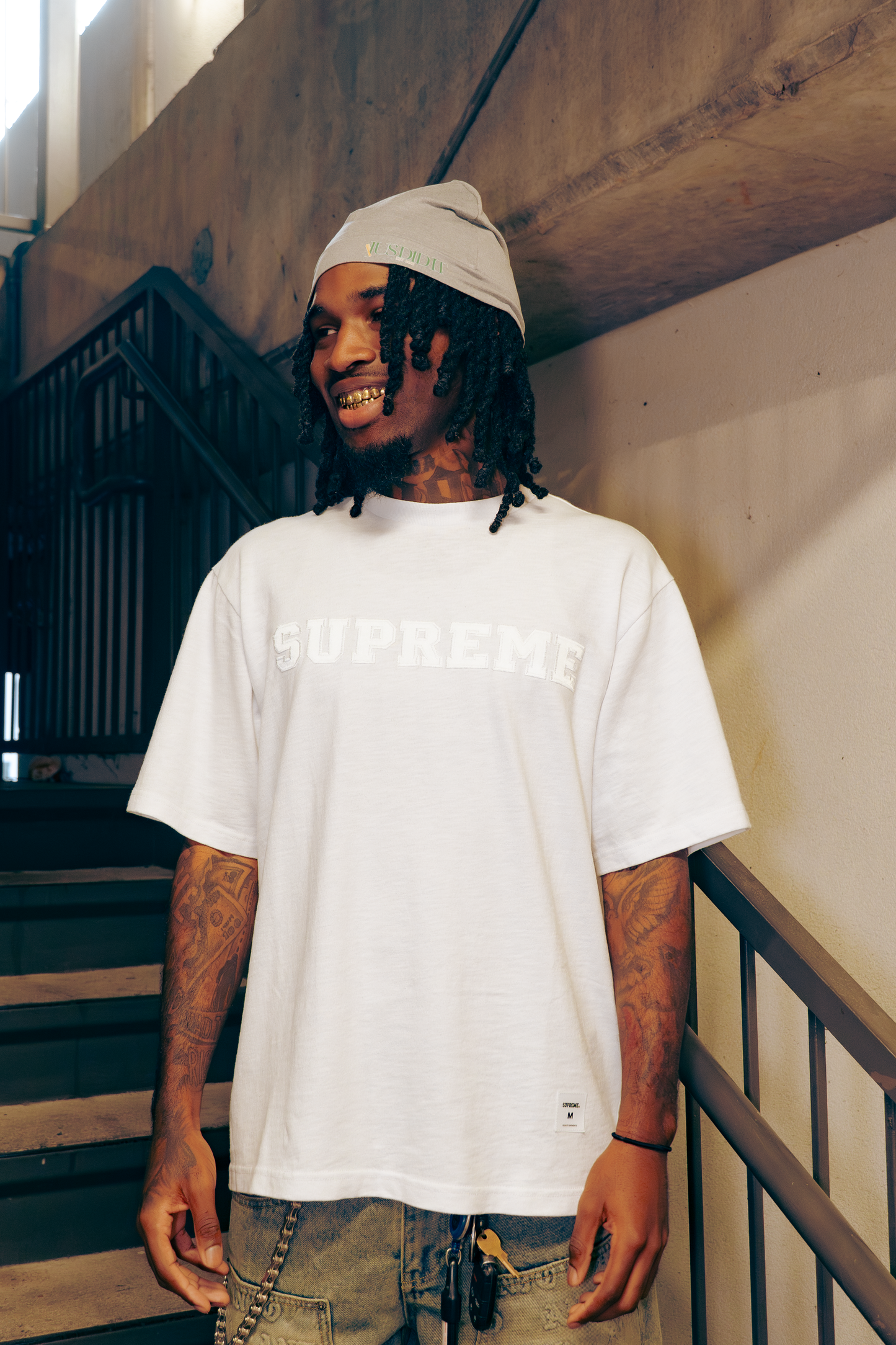 JusDidIt Gray Satin Cap