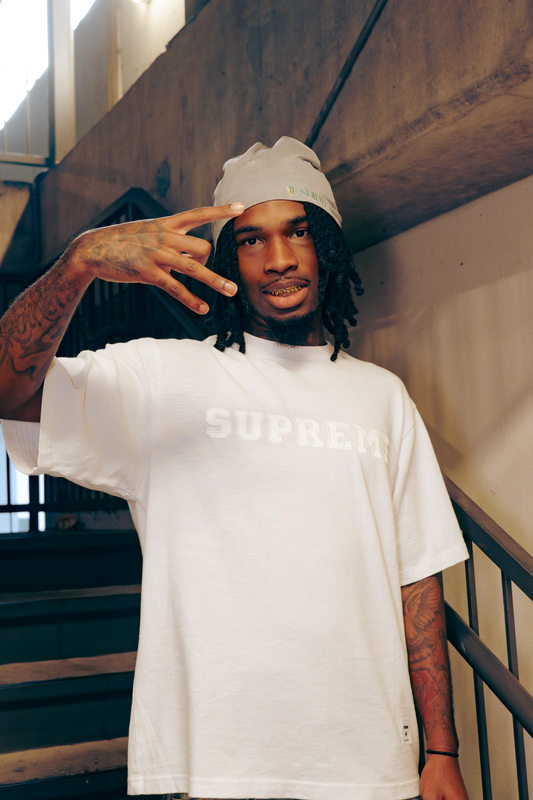 JusDidIt Gray Satin Cap